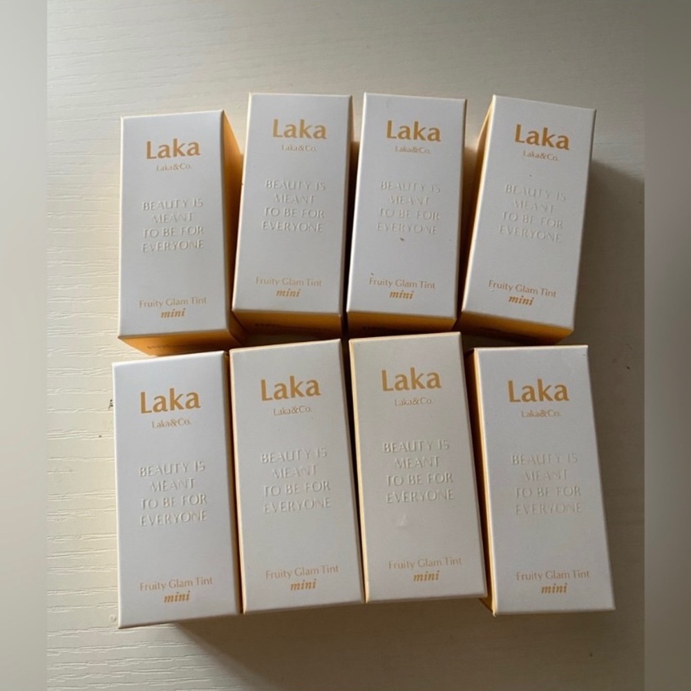 Bundle of 8 Lala fruity glam lip tint mini new with box Korean beauty - Picture 2 of 4